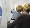 Viajando de avião com um bebê