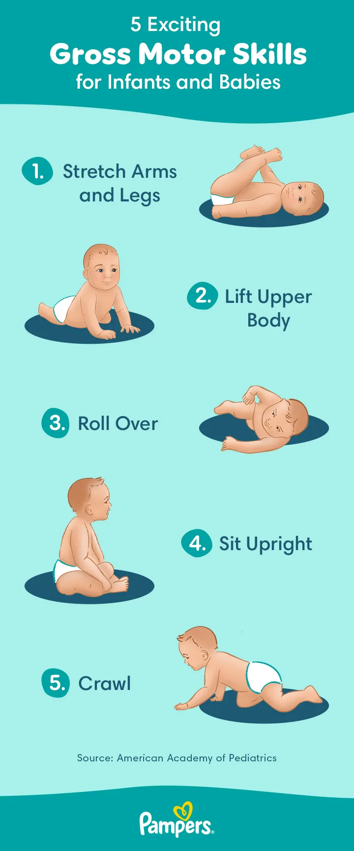 Gross Motor Skills For Infants and Babies