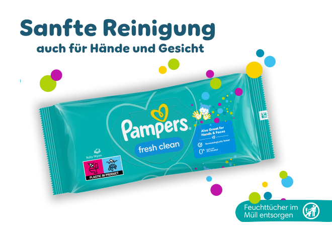 Pampers® Fresh Clean™ Feuchttücher Packung