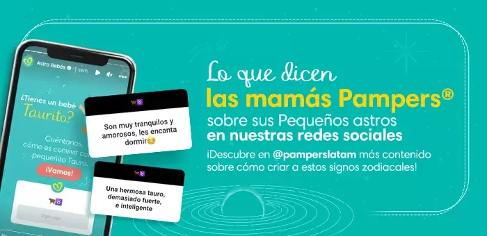 Horóscopo Tauro para tu bebé: Testimonio de mamás Pampers Horóscopo Tauro para tu bebé: Testimonio de mamás Pampers