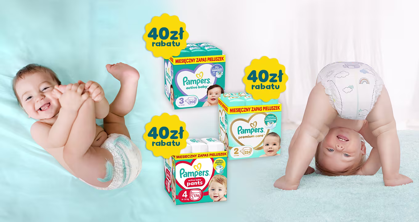 Odkryj nasze kupony Pampers!