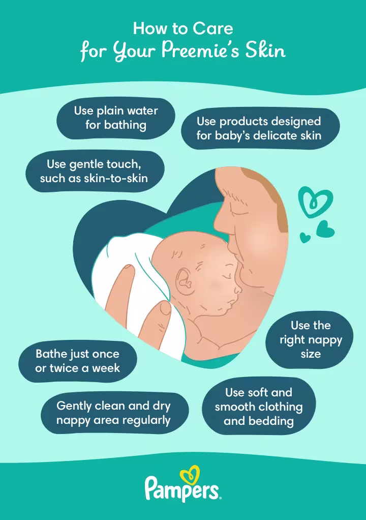 Preemies how to care for preemie skin visual
