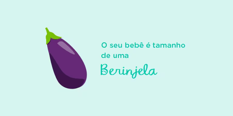 Your baby is the size of an eggplant