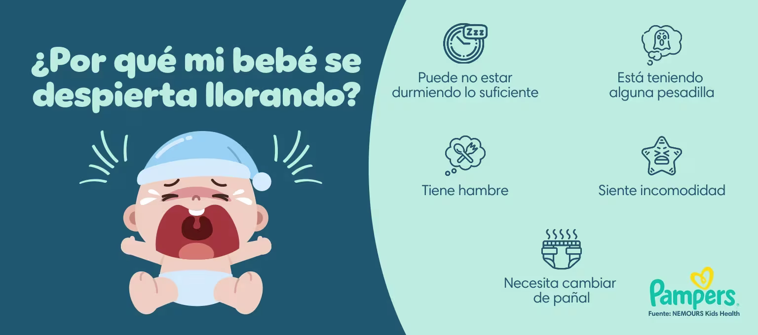porque mi bebe llora cuando se despierta