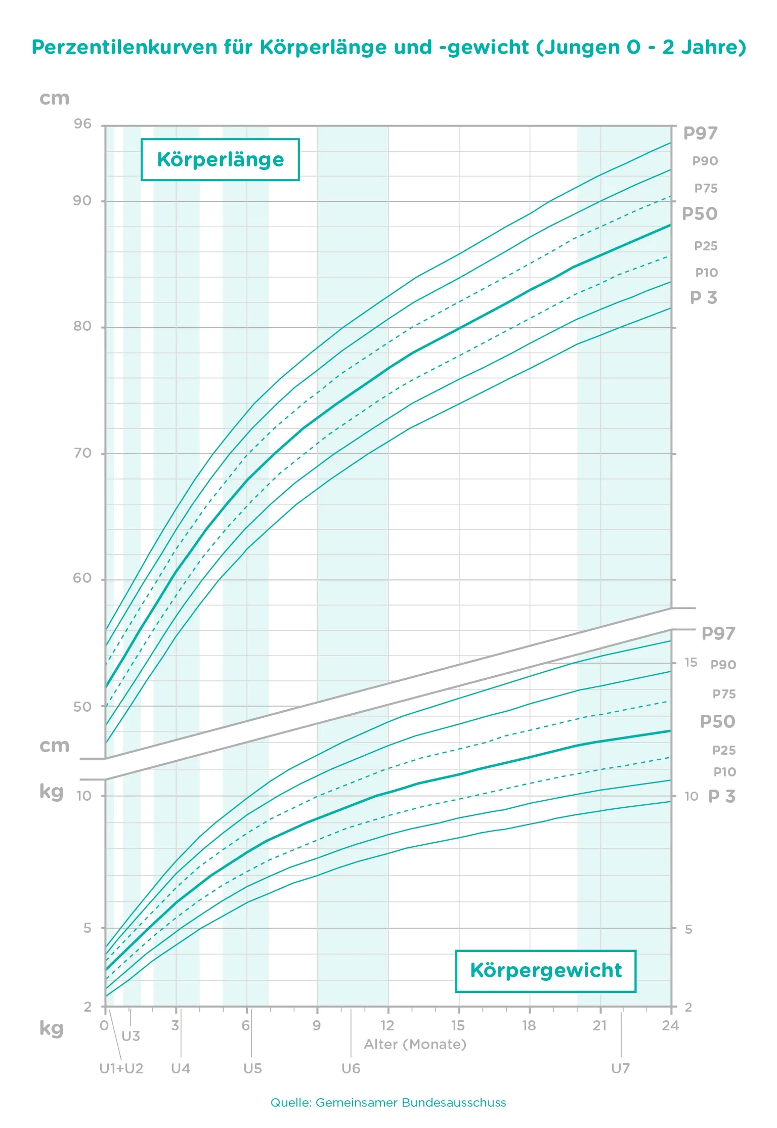 wachstum und entwicklung des babys festhalten-Article Content Image3 Perzentilenkurven_Koerperlaenge_und_Gewicht_Jungen_02_1536-min1-min1-min