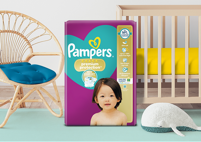 Pampers Premium Protection packshot