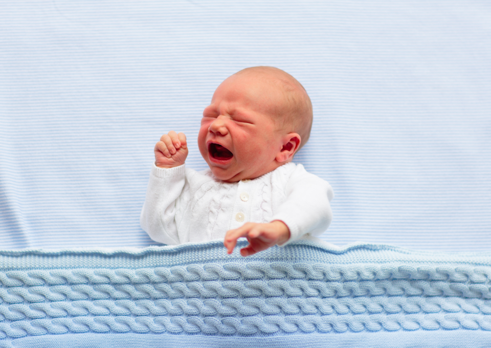 Bebé con apnea del sueño