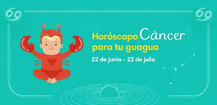 Personalidad del horóscopo cáncer para tu bebé