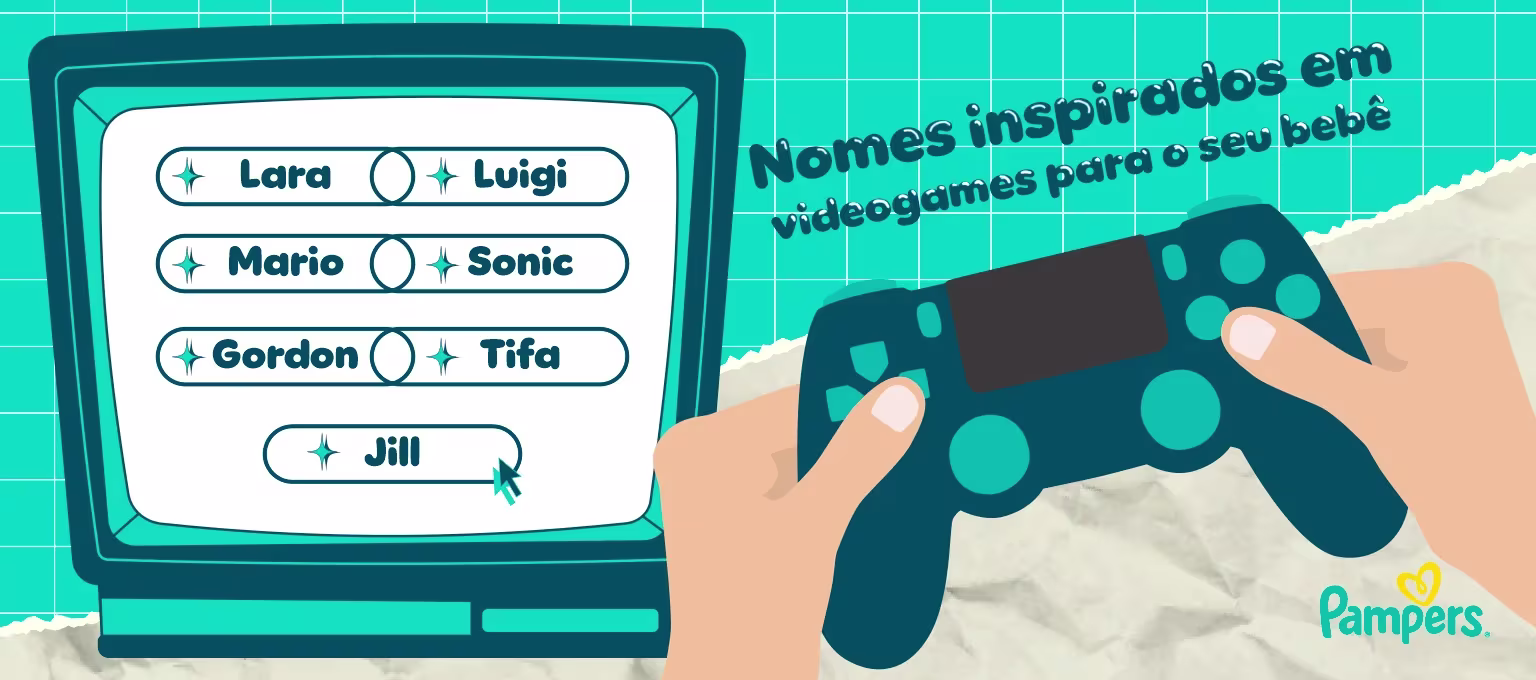 Nomes inspirados em videogames para o seu bebê