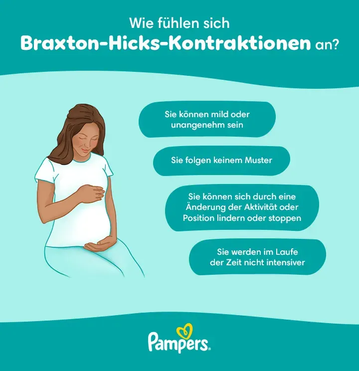 Wie fühlen sich Braxton-Hicks-Kontraktionen an?  Wie fühlen sich Braxton-Hicks-Kontraktionen an?