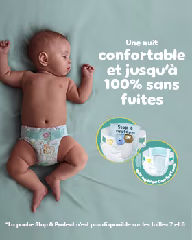 Une nuit confortable et jusqu'à 100% sans fuite