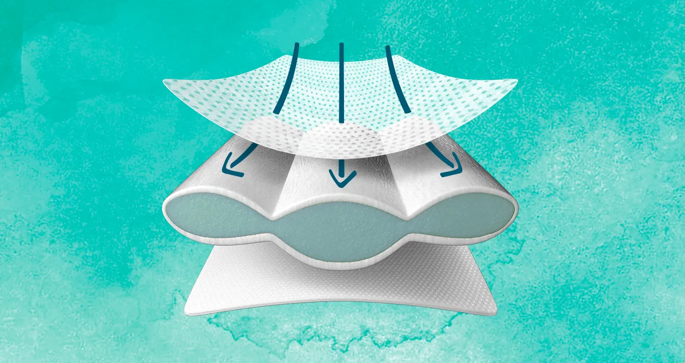 A nedvszívó mag 50%-a bioalapú forrásból származik.*