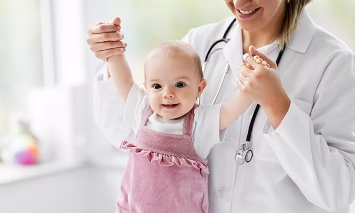 Baby visit to doctor