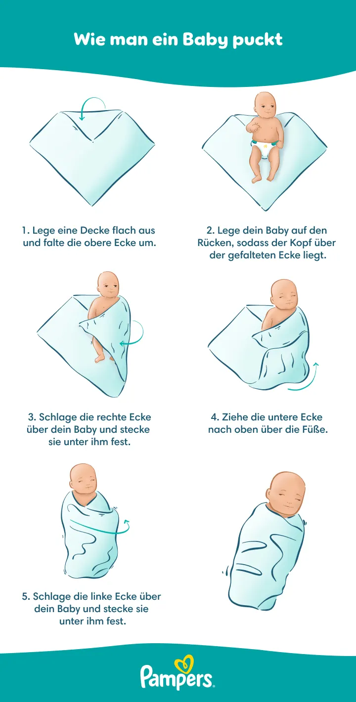 Wie man ein Baby puckt Wie man ein Baby puckt
