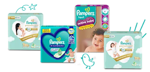 Pampers Newborn Diapers and Wipes