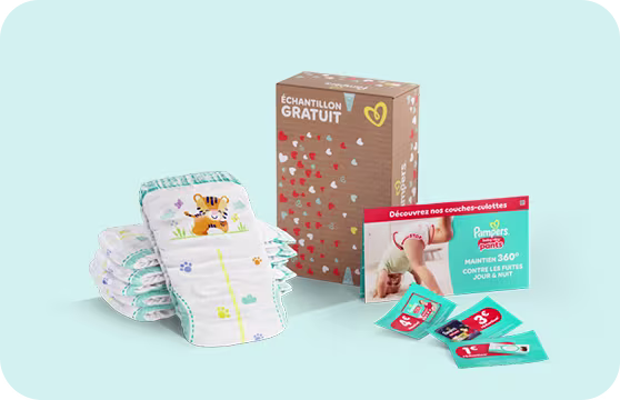 Recevez votre kit d'essai Baby Dry Pants