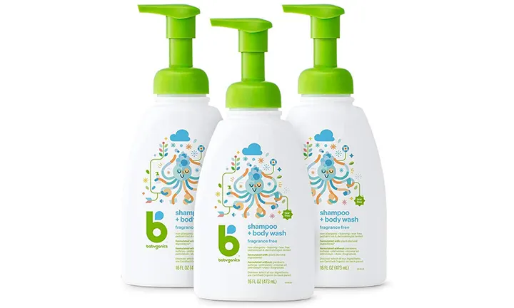 Babyganics Baby Shampoo + Body Wash Pump Bottle Babyganics Baby Shampoo + Body Wash Pump Bottle