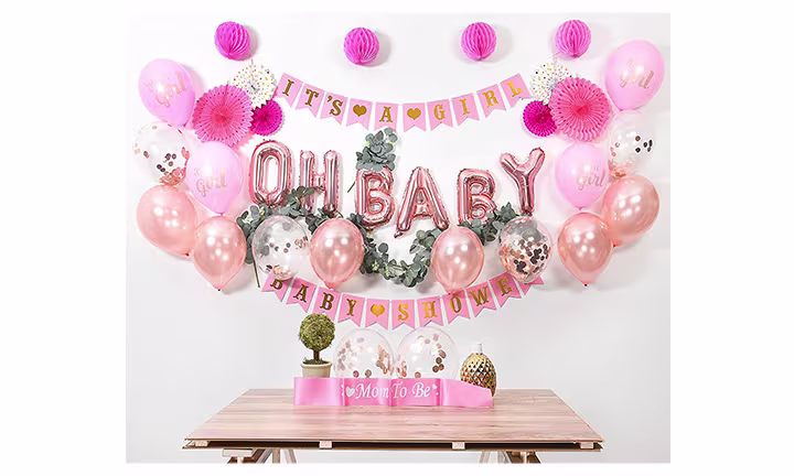 Humble Bundle Girl’s Baby Shower Party Decorations