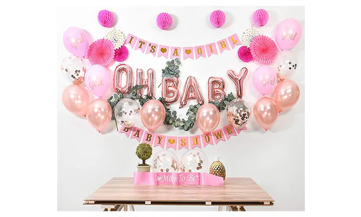 Humble Bundle Girl’s Baby Shower Party Decorations