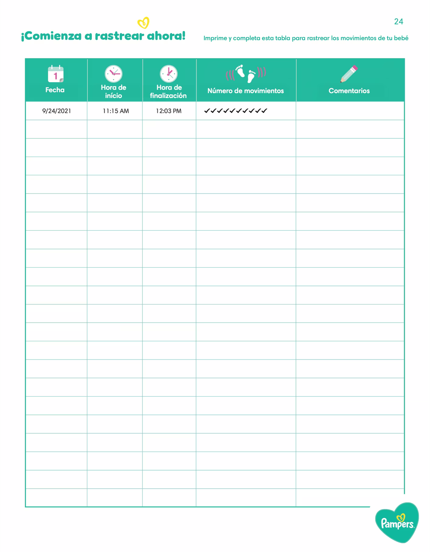 Rastreador de movimientos fetales 2