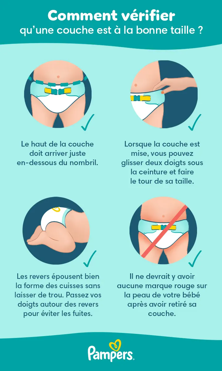 Comment savoir si la couche de votre bébé est à la bonne taille Comment savoir si la couche de votre bébé est à la bonne taille