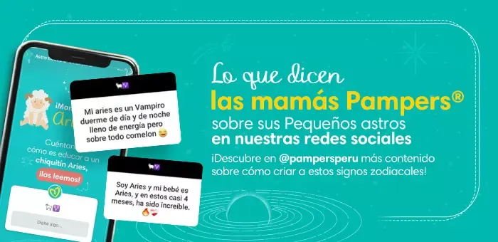 Horóscopo Aries para tu bebé: Testimonio de mamás Pampers ehub pam horbb AriesPE Comentarios 700x340