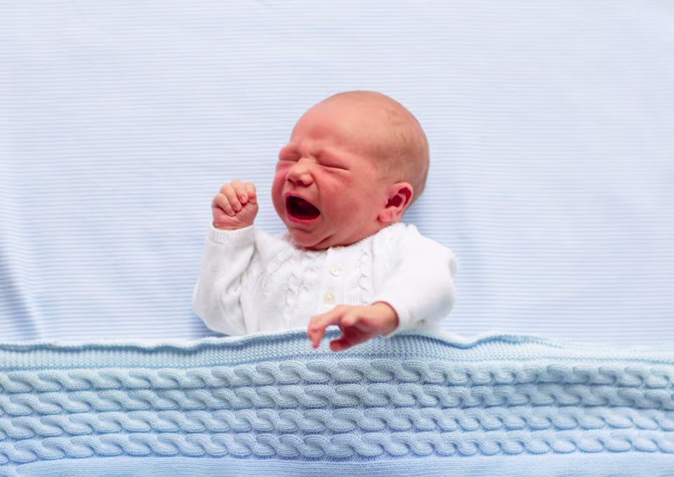Bebé con apnea del sueño