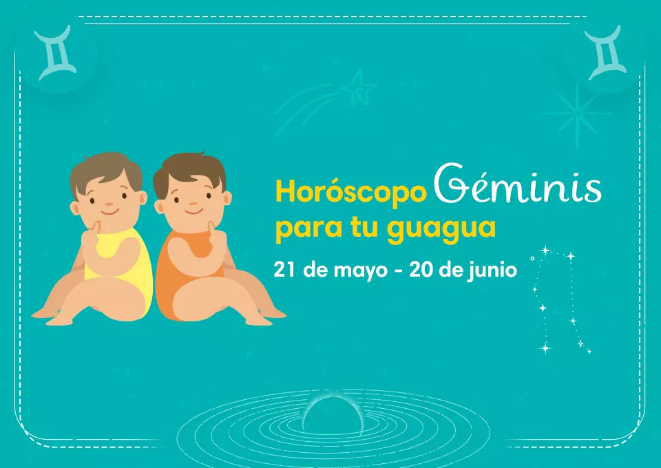 Personalidad del horóscopo géminis para tu bebé


Géminis
21 de mayo- 20 de junio