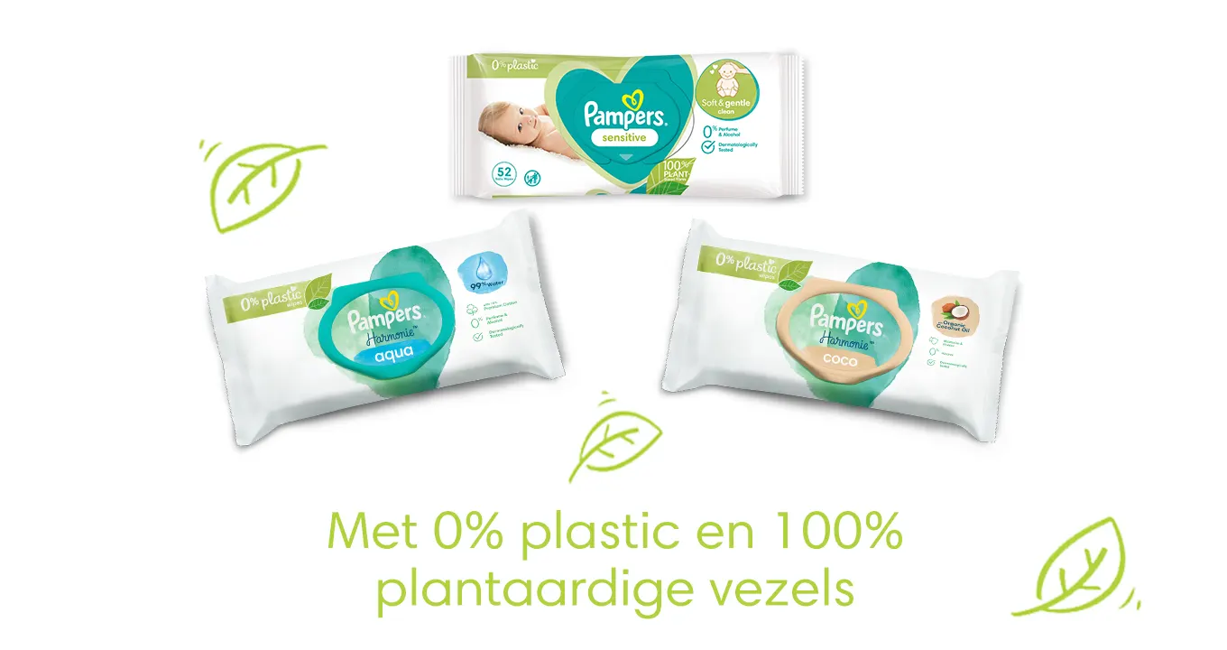 Met 0% plastic en 100% plantaardige vezels