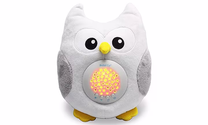 Bubzi Co Baby Toys Owl Sound Machine, Night Light