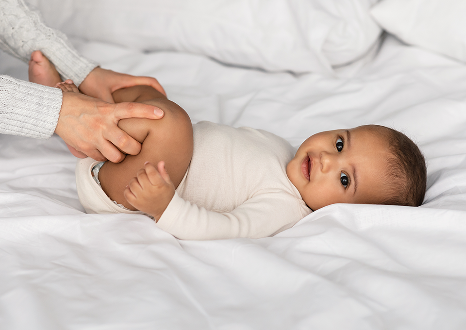 massagens para bebês