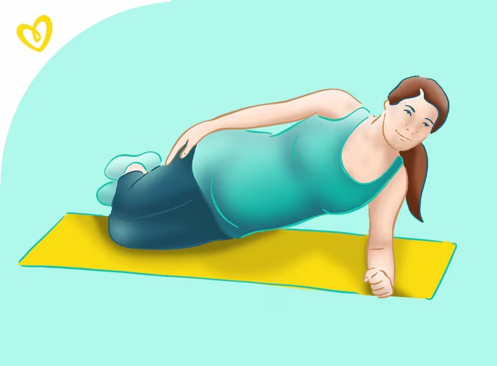 Exercice de planche latérale