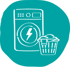 Icon of a washing machine