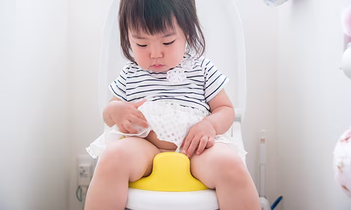 トイレトレーニング中の失敗