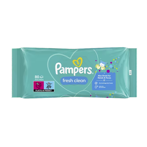 Πακέτο από μωρομάντηλα Pampers Fresh Clean Πακέτο από μωρομάντηλα Pampers Fresh Clean