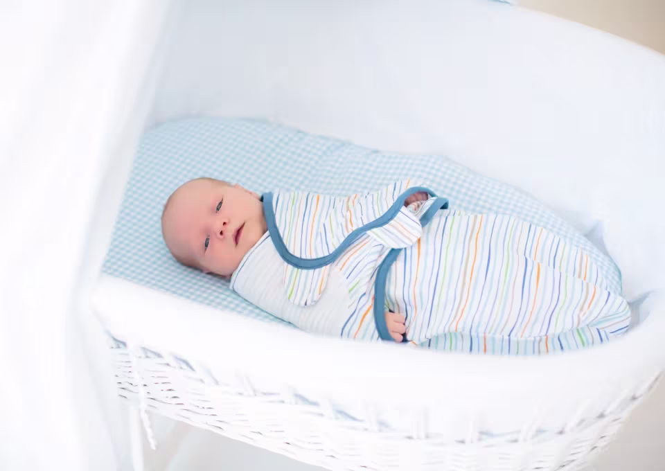 Como envolver a un bebé