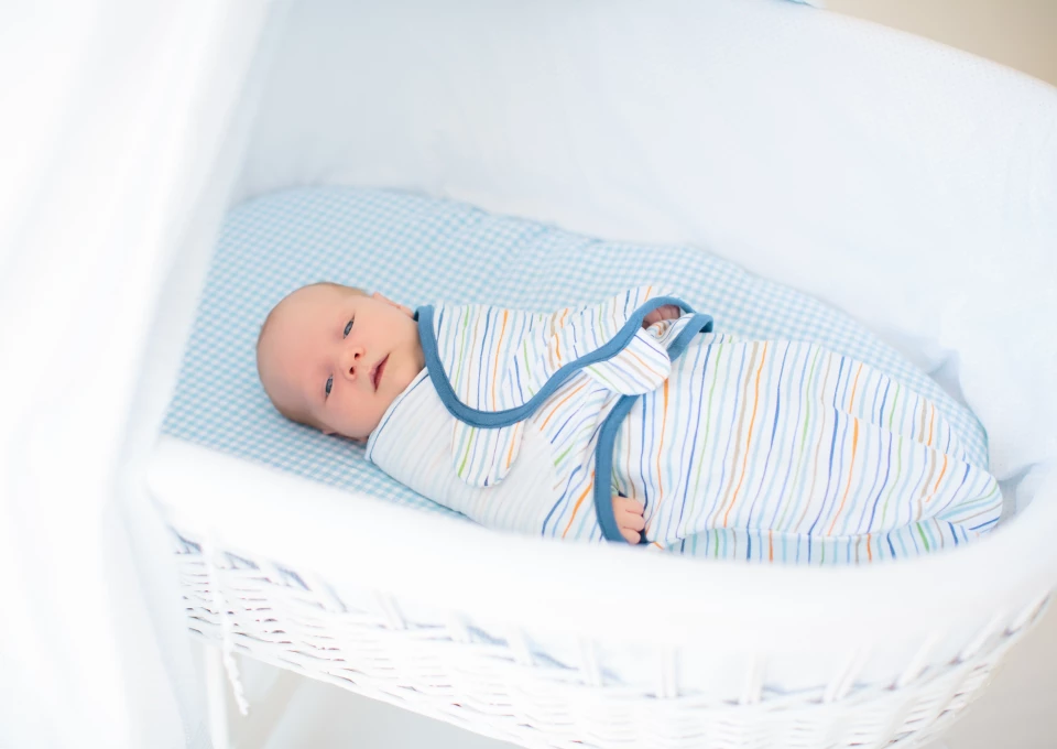 Como envolver a un bebé