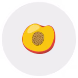 baby size of nectarine at week 14