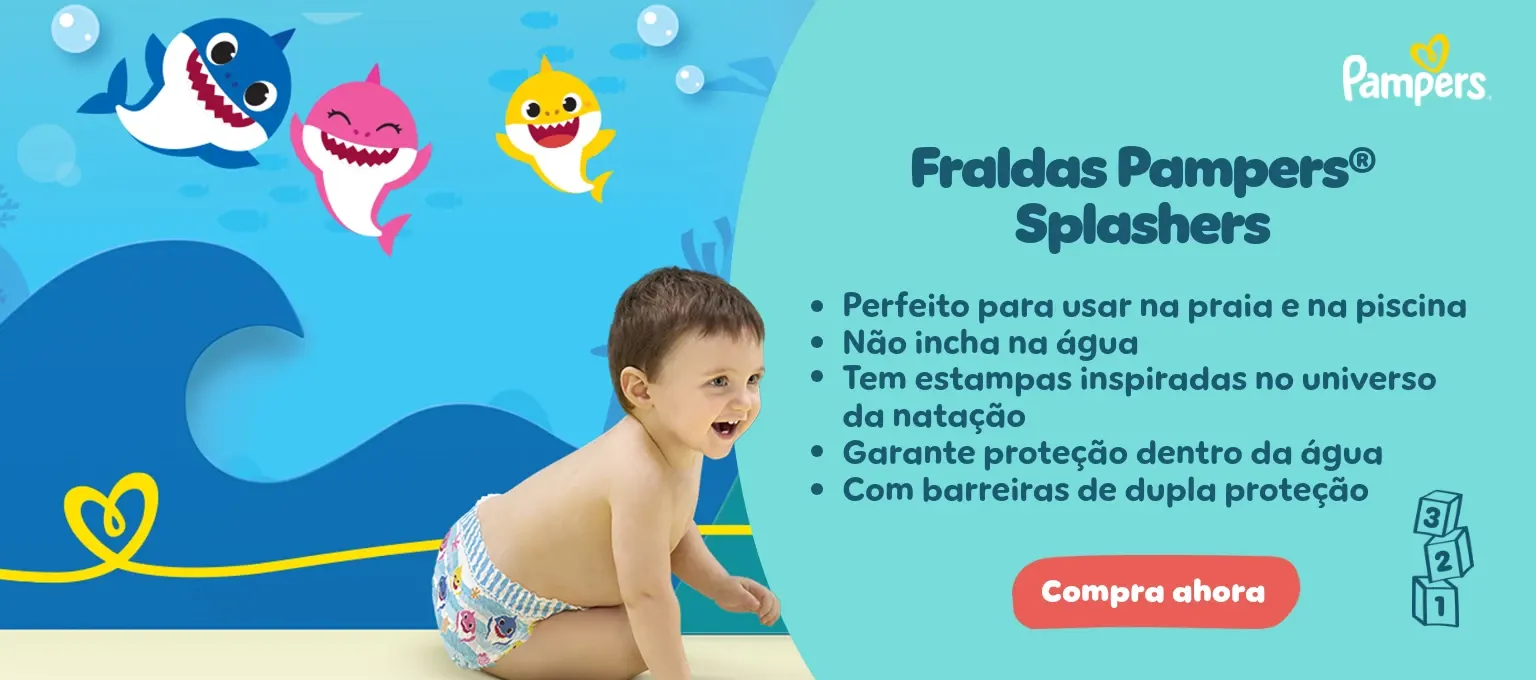 Fraldas Pampers® Splashers