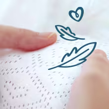 Bir yastık kadar rahat ultra yumuşak malzemeler sayesinde bebeğinizin cildini konfor ve korumayla kavrar.