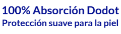 100% Absorción Dodot Protección suave para la piel 