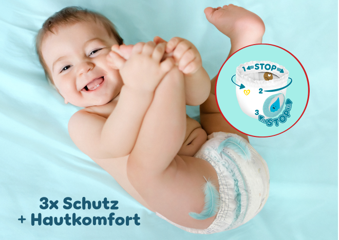 Unser bester Komfort mit 3x Auslaufschutz