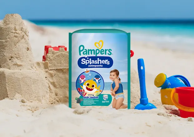 Pampers Splashers Baby Shark™ Schwimmwindeln
