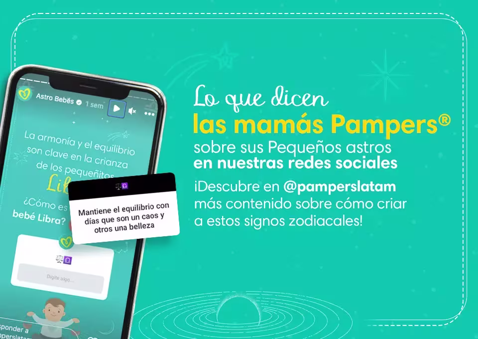 Horóscopo Libra para tu bebé: Testimonio de mamás Pampers