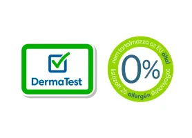 зображення з логотипом «дерматест (dermatest)» і логотипом «0 % віддушок»