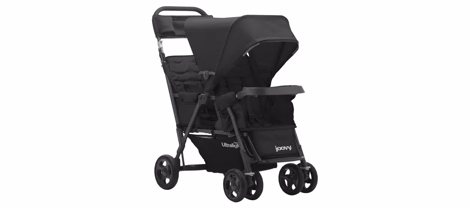 JOOVY Caboose Too Ultralight Graphite Stand-On Tandem Stroller