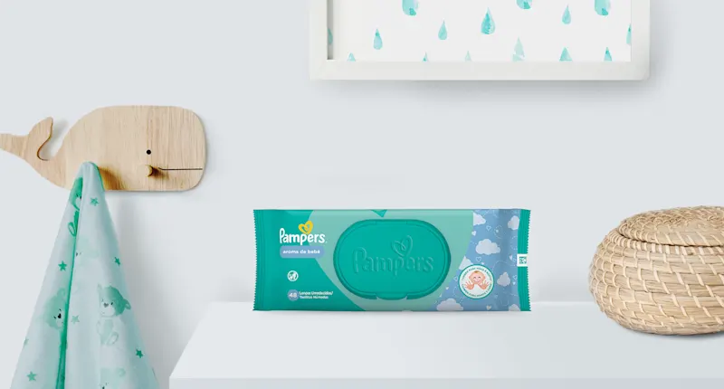 Toallitas húmedas Pampers® con aroma a bebé
