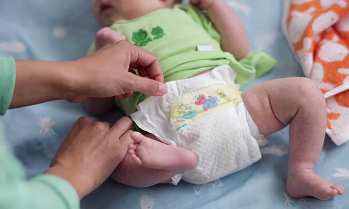 cambio de pañal