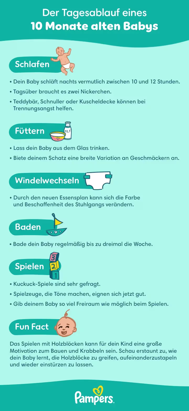 Tagesablauf 10.Monat