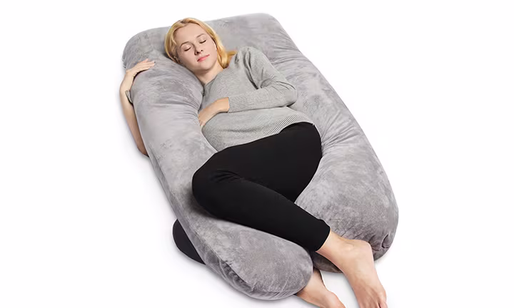 Queen Rose Full-Body U-Shaped Pregnancy Pillow